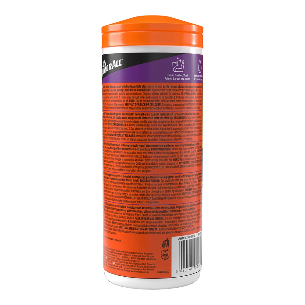 Armor All Cleaning Wipes - 30 Pack - E303942200 - Image 3