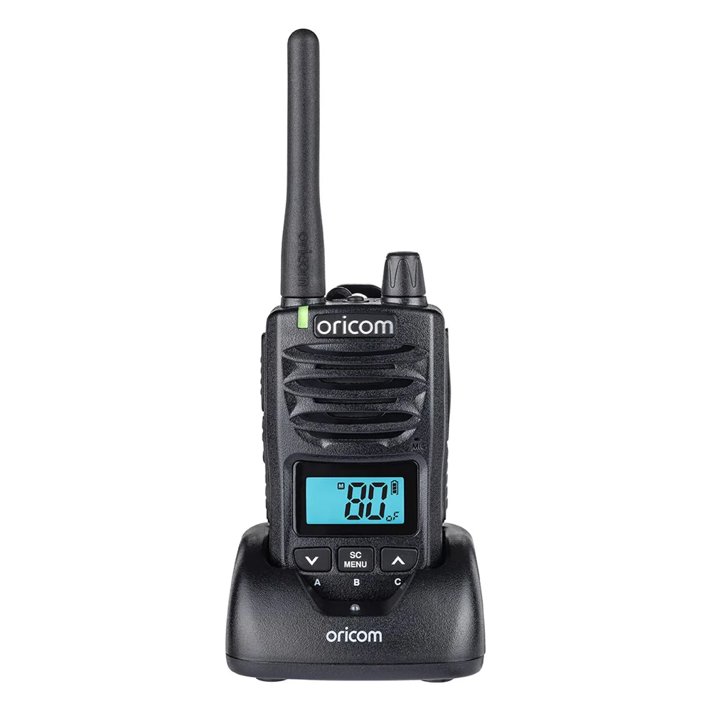 Oricom DTX600 5 Watt IP67 Waterproof Handheld UHF CB Radio - Black - Image 3