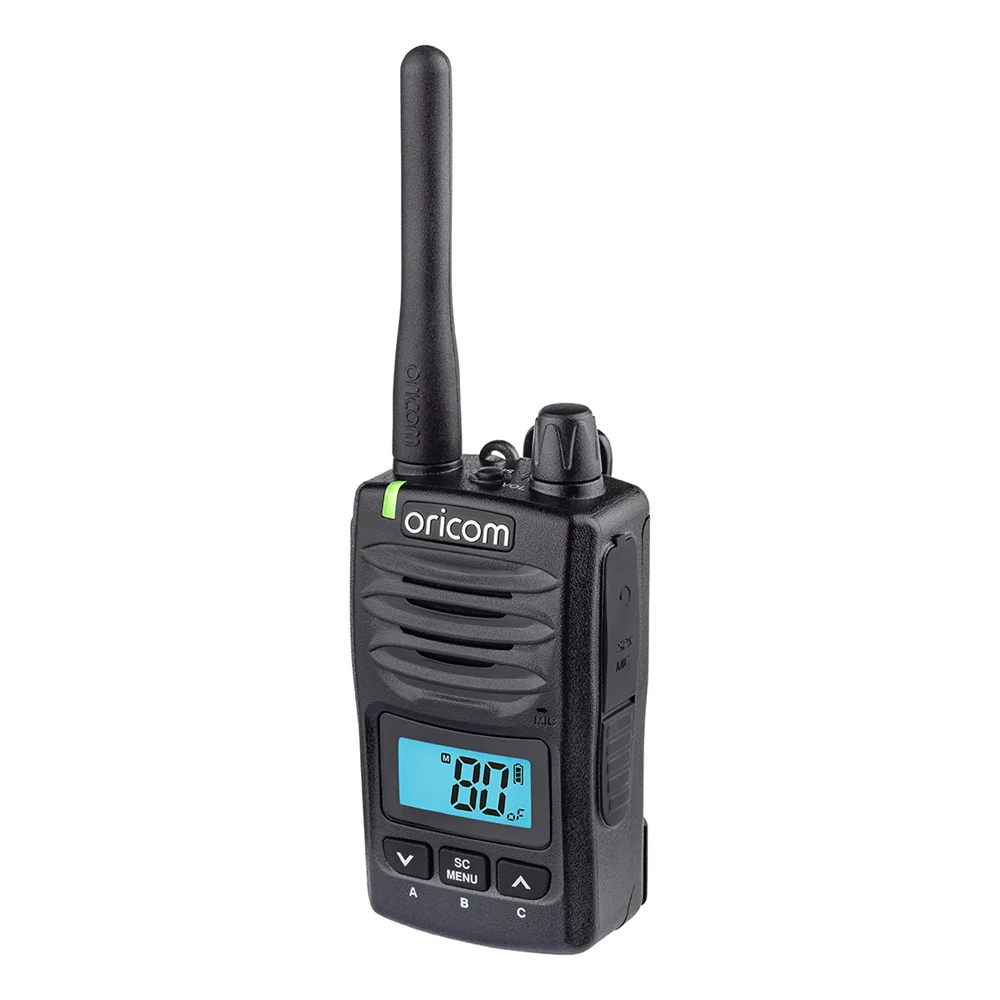 Oricom DTX600 5 Watt IP67 Waterproof Handheld UHF CB Radio - Black - Image 5