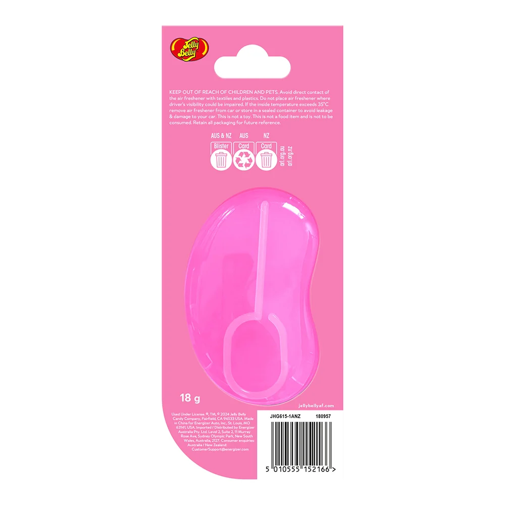 Jelly Belly Bubblegum 3D Hanging Air Freshener (Single) - E302722100 - Image 3
