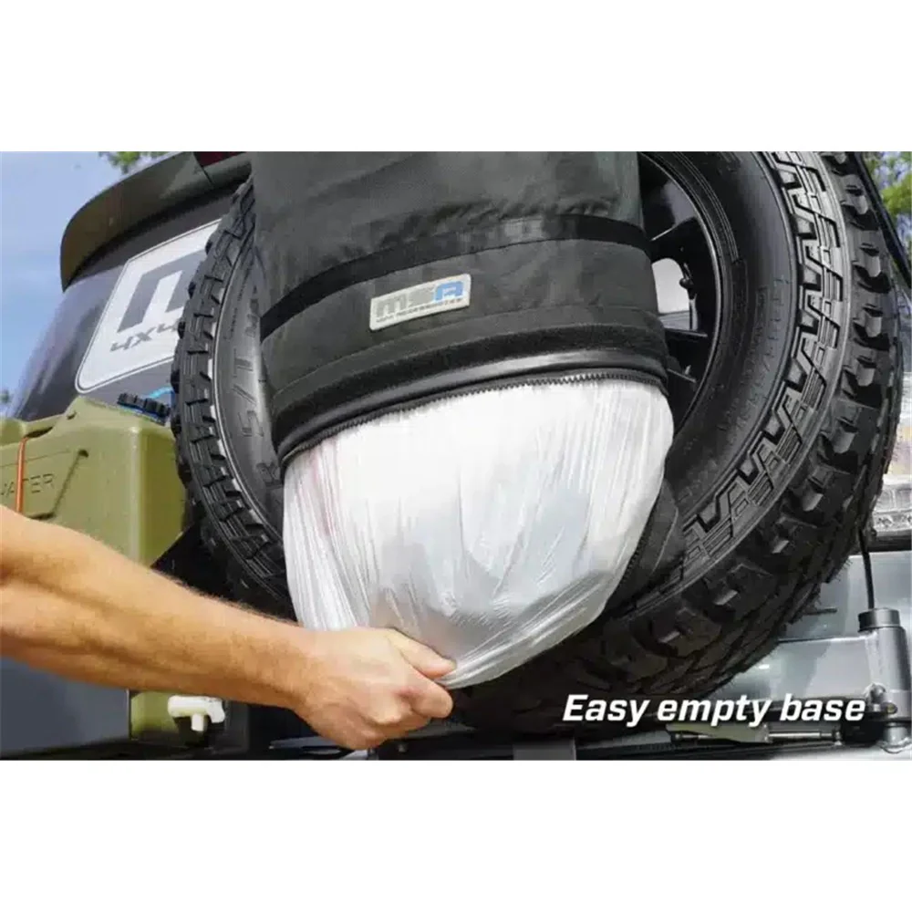 MSA 4x4 Accessories Rear Spare Wheel Mounted Rubbish Bin Bag - 20002 - Image 3